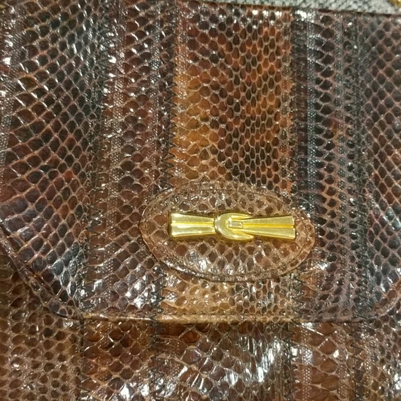 NWT Adrian Gold of London vintage snake skin purse - Picture 8 of 8